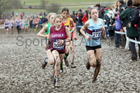 Girls under-13s 2018 British Inter Counties Cross Country Champs., Prestwold Hall, Loughborough. Photo: David T. Hewitson/Sports for All Pics